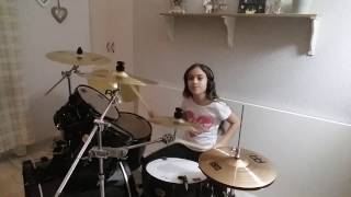 Láska - Drum cover - Nikoleta - 9 year old