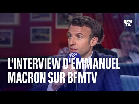 L&rsquo;intégralité de l&rsquo;interview d&rsquo;Emmanuel Macron à BFMTV après le premier tour