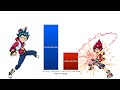 Valt vs hyuga power levels  beyblade burst surge