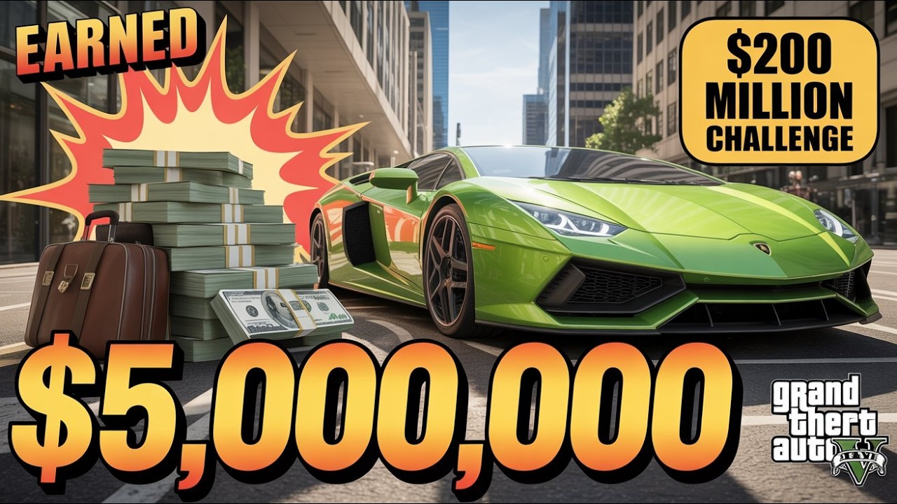 I Earned $5 Million in GTA 5 Grand RP | $200 Million Challenge #19