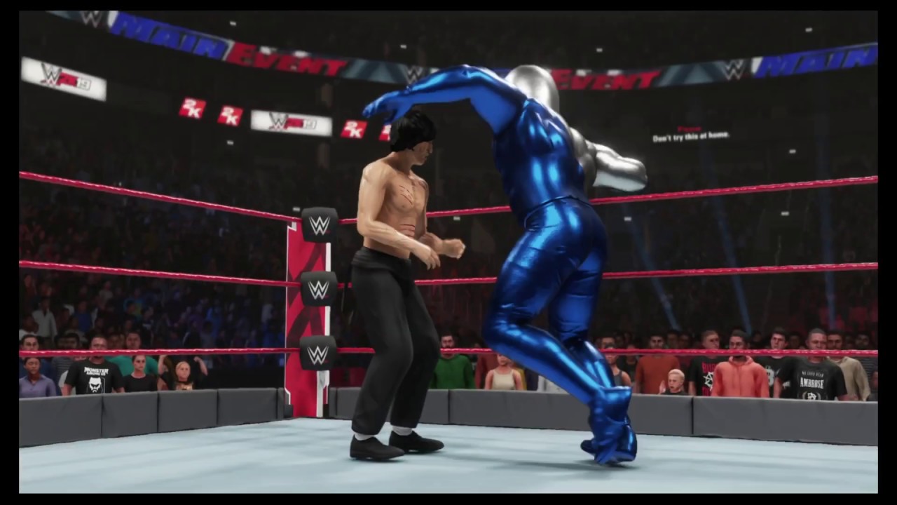 Bruce Lee vs. Pepsiman (WWE 2k19) - CPU vs. CPU - Epic Battle 💯 🐲 - Dragon Fights 🐉