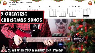 5 Greatest Christmas Songs For Electric Guitar | With Tabs