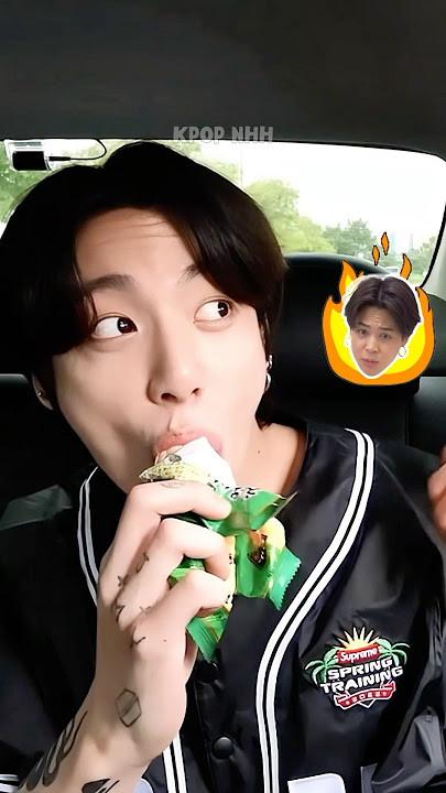 Jimin's Reaction When Jungkook Ate Corn Ice And Joked With Him 😆😆 #shorts #bts #jungkook #jimin