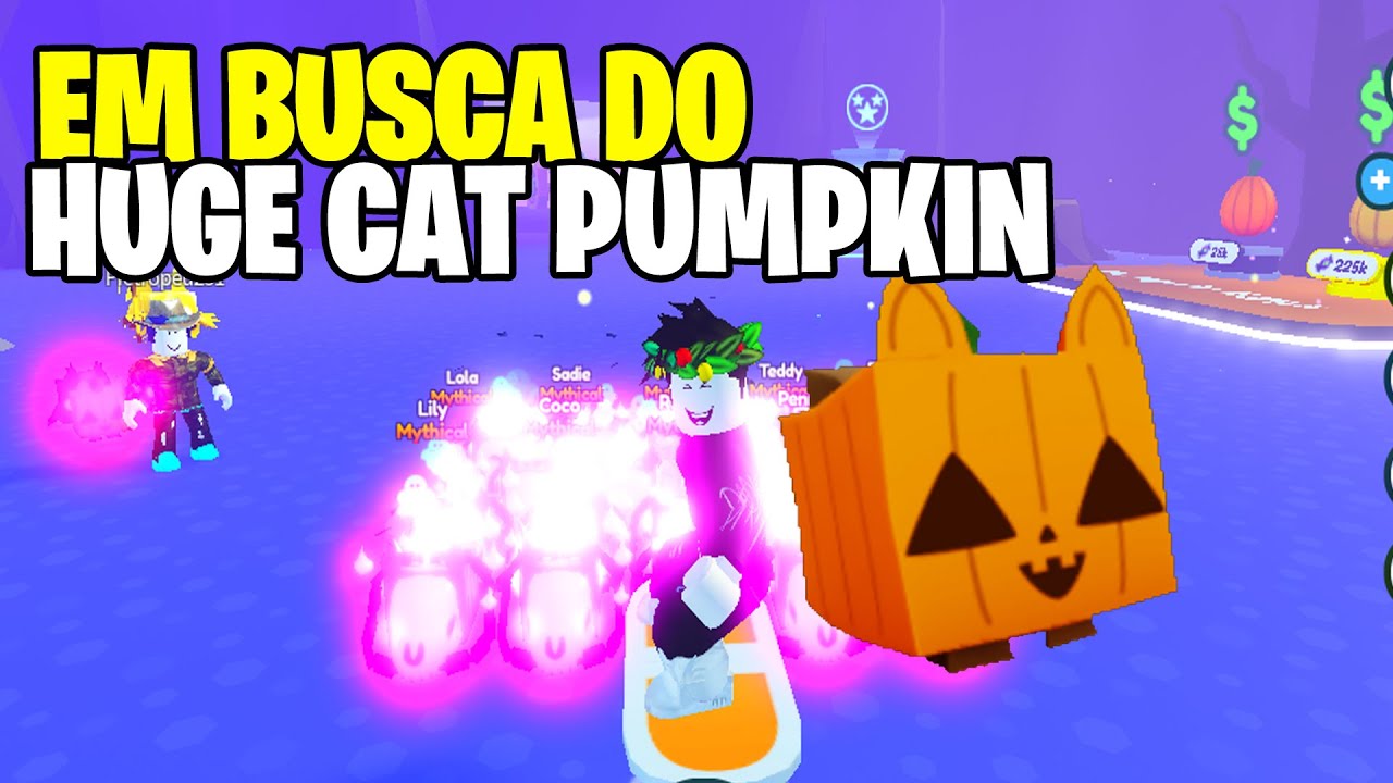 *PEGUEI* O HUGE CAT DE HALLOWEEN + COMO PEGAR MUITOS PETS MYTHICAL NO