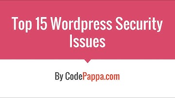 Top 15 WordPress security tips.