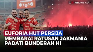 Jakmania Warnai Langit Jakarta, Perayaan Hut Persija Ke-97 Pecah Di Bundaran Hi Onenews Bola