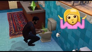The Sims 4 Cleaning The Toilet Embarred