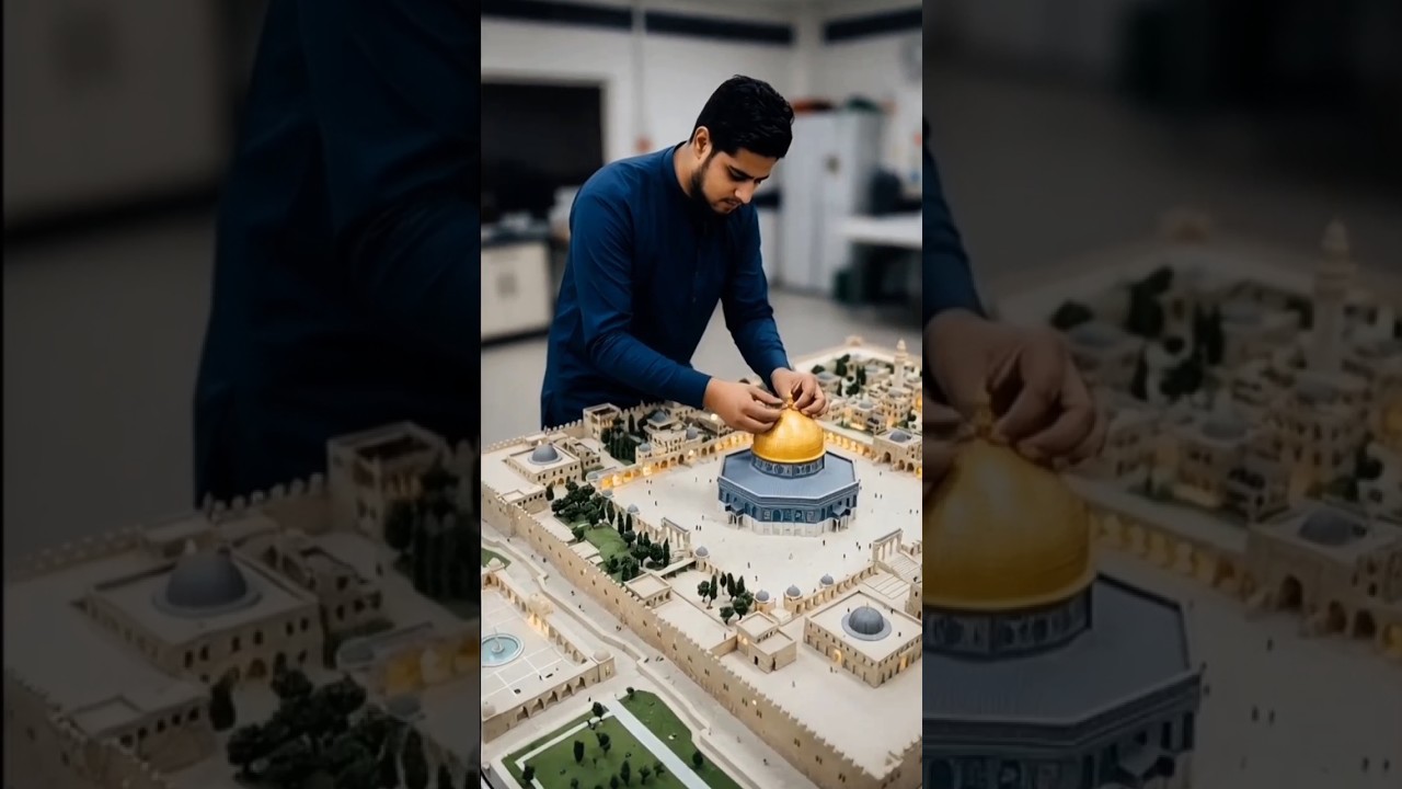 Masjid Al Aqsa Islamic Art | Beautiful Hand Made Masjid Aqsa Artwork | M.K Islamic Wood Art