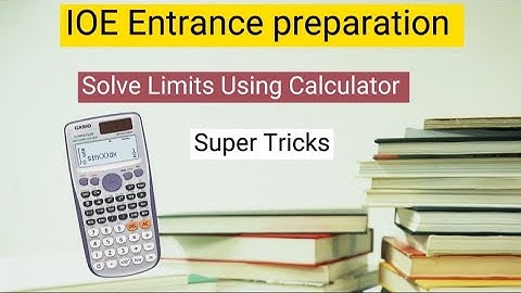 Limits super tricks IOE Entrance preparation .
