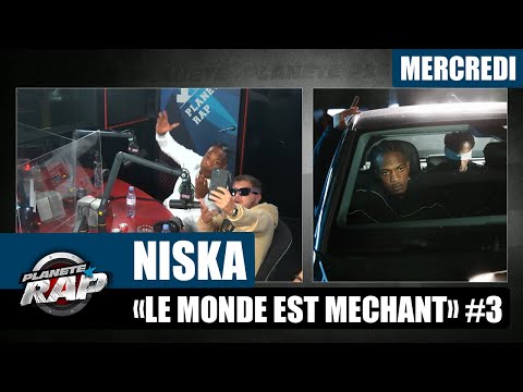 Youtube: Planète Rap – Niska « Le monde est méchant » avec Hamza, 1PLIKÉ140 et Fred Musa ! #Mercredi