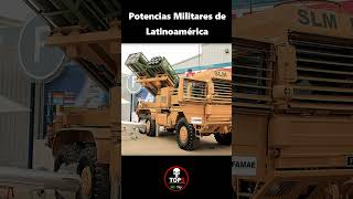 Top 3 Potencias Militares de Latinoamérica 2024.