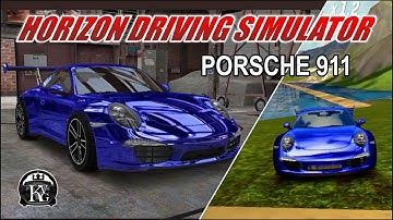 Horizon Driving Simulator  Porsche 911 Android Gameplay | kingvgamez