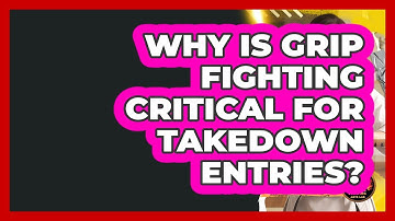 Why Is Grip Fighting Critical For Takedown Entries? - Fighting Arts Lab