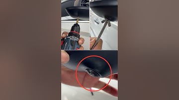 360-Degree Camera Installation Tool: Creative DIY Rod for Car Mirror with Hole Puncher