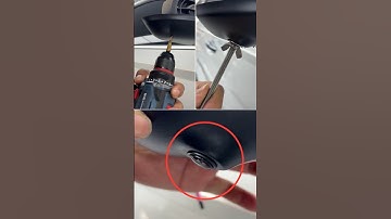 360-Degree Camera Installation Tool: Creative DIY Rod for Car Mirror with Hole Puncher