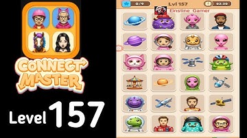 Connect Master Match Puzzle level 157 Guide Walkthrough Solution