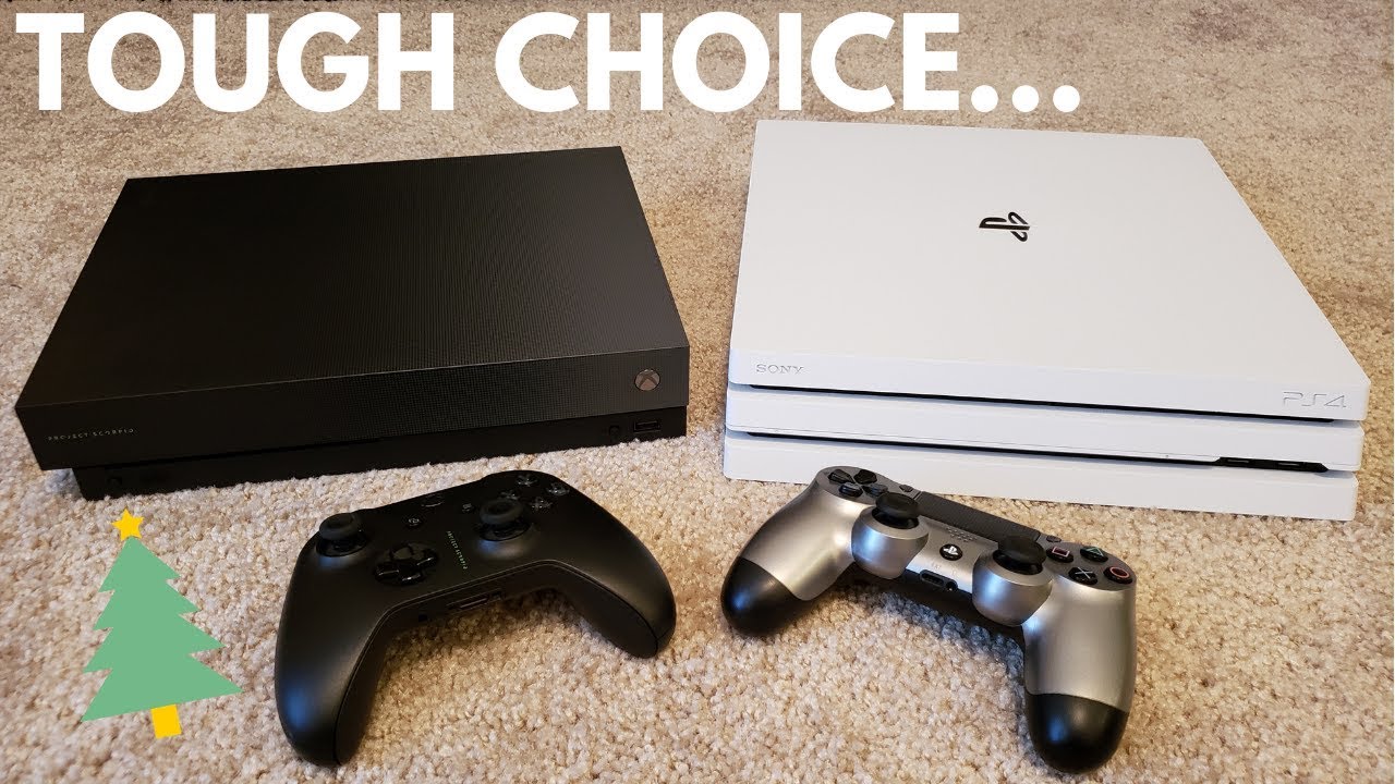 Autonoom gesponsord karbonade Xbox One X vs PS4 Pro... Which Console Should You Buy in 2019?? - YouTube