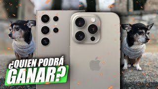 ¡VAYA FOTOS! Galaxy S24 Ultra vs iPhone 15 Pro Max