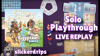 Empires of the North: Egyptian Kings - Solo Playthrough (Live Replay) screenshot 5