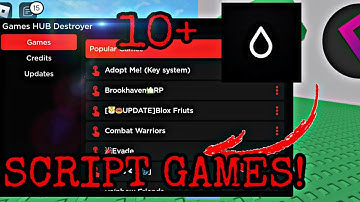Script Games HUB ! Fluxus/Hydrogen/Arceus X *10+ Juegos/Games! ||| Made by me