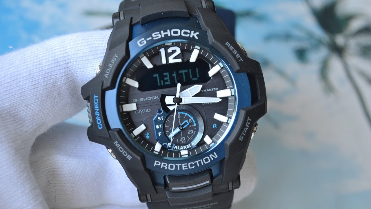 G-SHOCK GRAVITYMASTER GR-B100-1A2JF Bluetooth