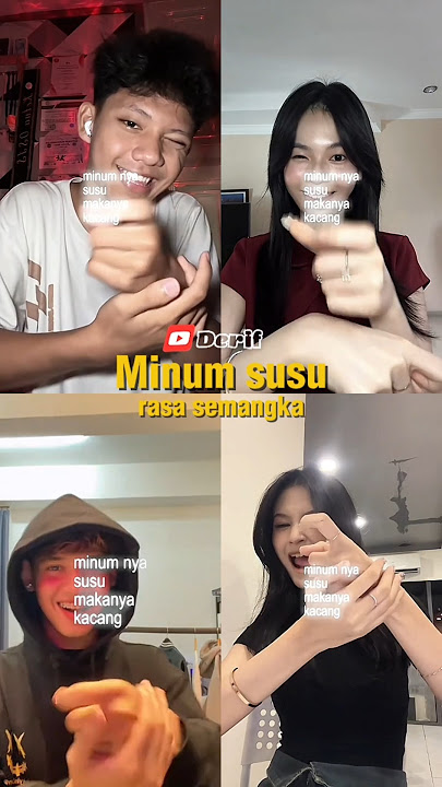Minum susu rasa semangka trend tiktok terbaru #dancetiktok #trending