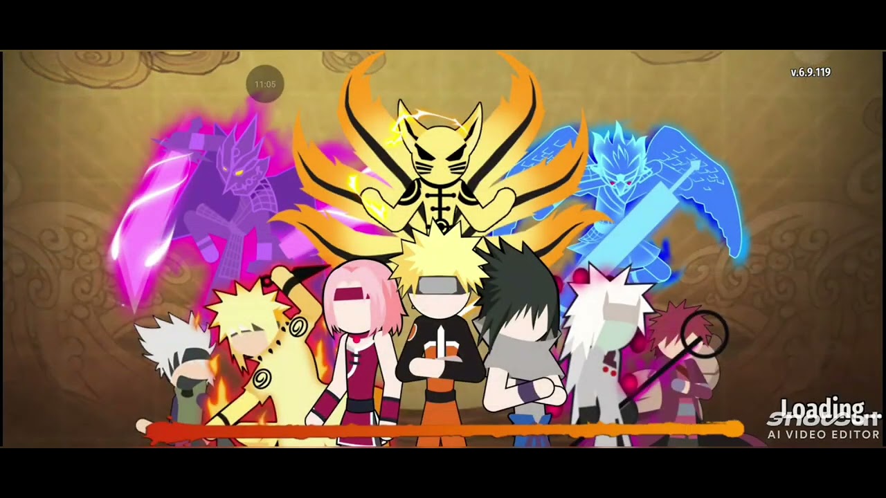 Stick ninja 3v3 battle game 