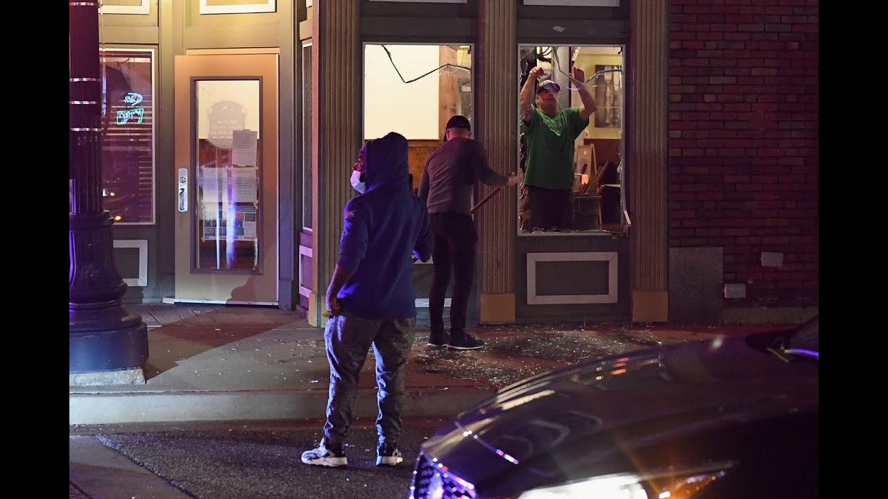 Ferguson Brewery owner felt 'helpless' as he watched vandals damage his building on live TV
