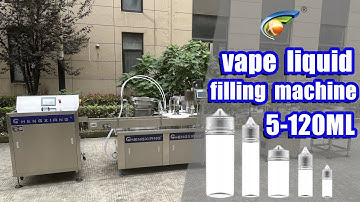 vape liquid 60ml filling machine丨Automatic 5ml 10ml 15ml 30ml 60ml 100ml 120ml gorilla bottle filler