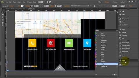 Adobe Muse Template "Landing Bomb" | How to edit "Contact Us" section?