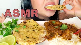 Asmr Y Indian Food, Y Chicken Vindaloo, Garlic Er Naan Bread, Thai Pepper-Mukbang