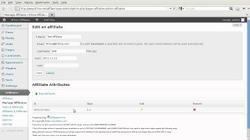 Affiliates - setting a specific referral rate for an affiliate