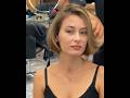 Blonde girl long to voluminous bob haircut (HD remaster)