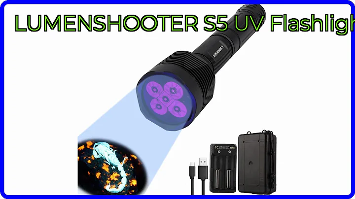 REVIEW (2025): LUMENSHOOTER S5 UV Flashlight. ESSENTIAL details.