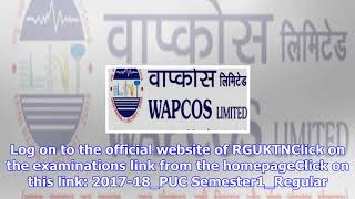 Rajiv gandhi university of knowledge technologies puc first semester results declared
