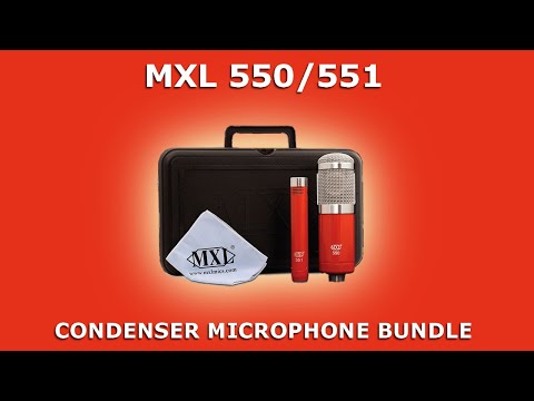 MXL 550/551 Budget Condenser MICROPHONE Bundle