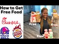 HOW TO GET FREE FOOD 2020 | (6-30) | HOW TO EAT WITH NO MONEY 2020