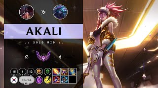 Akali Mid vs Vex - KR Master Patch 14.10