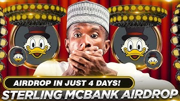 Airdrop in 4 Days! Act Now! STERLING MC BANK AIRDROP!!!