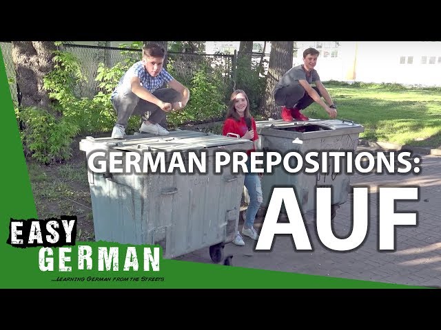 German Prepositions: AUF | Super Easy German (34) class=