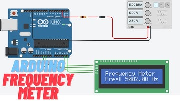 How to make frequency meter from Arduino Tinkercad