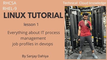 Linux Lecture 1 | Introduction IN HINDI | Part 1 By Sanjay Dahiya