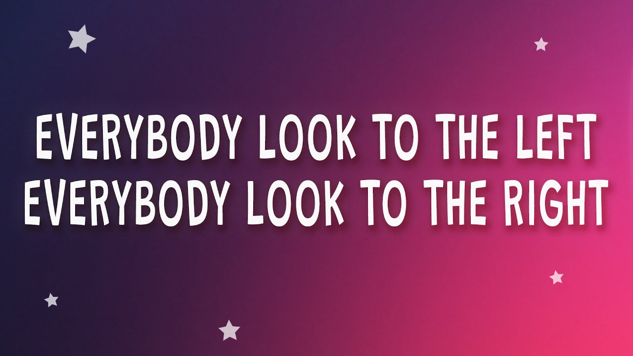 Jessie J Everybody look to the left everybody look to the right