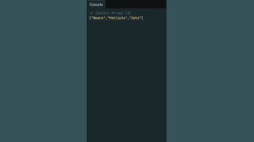 Do You Know This about JavaScript Arrays? #shorts