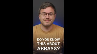Do You Know This about JavaScript Arrays? #shorts