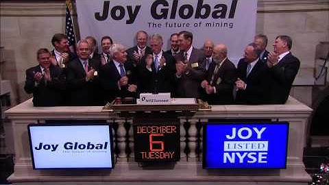 Joy Global rings the NYSE Opening Bell