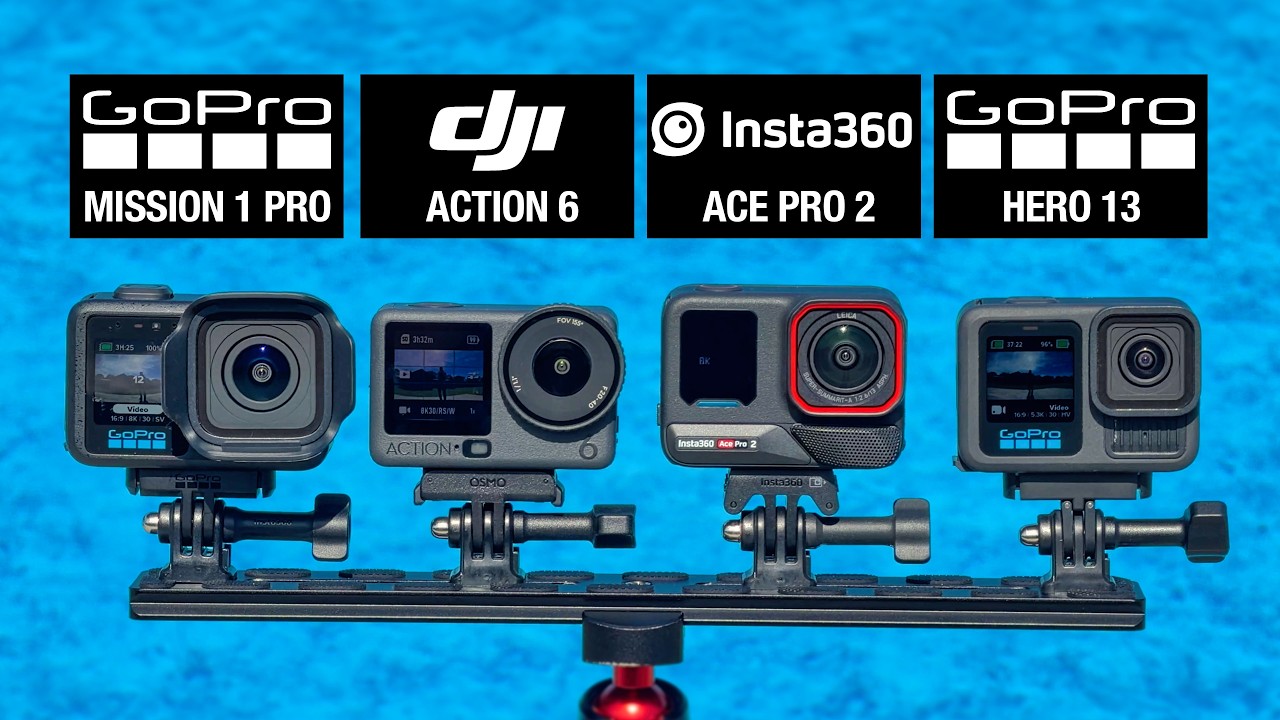 🎥 GoPro Mission 1 Pro vs DJI Action 6 vs Insta360 Ace Pro 2 vs HERO13 — Video review, click xem trên YouTube