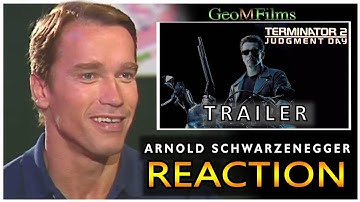 Arnold Schwarzenegger REACTION Terminator 2 Trailer DUB