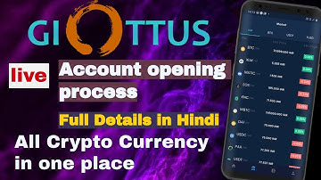 Giottus me account kaise banaye | How to create Giottus account | Giottus exchange live process