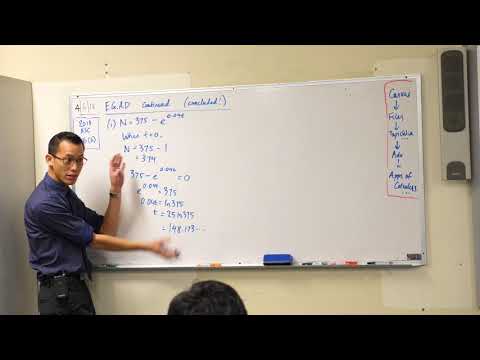 Growth & Decay - Trout/Carp Problem (1 of 2: Establishing the model)